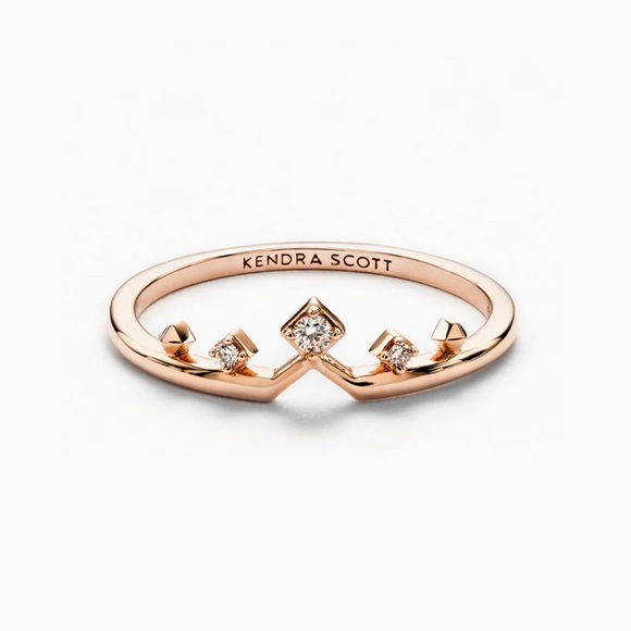 Kendra Scott Jewelry - Kendra Scott Michelle 14k Rose Gold Band Ring 7